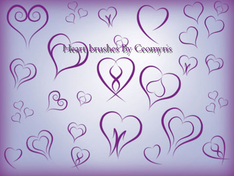 heart photoshop brushes heart photoshop brushes